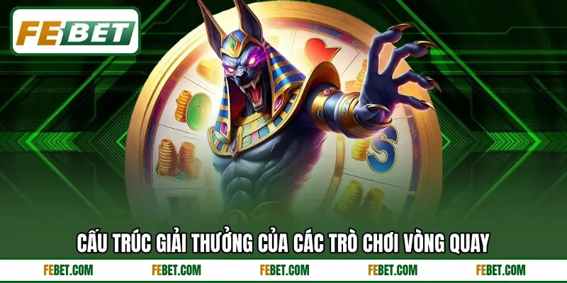 Cấu trúc giải thưởng của các trò chơi vòng quay