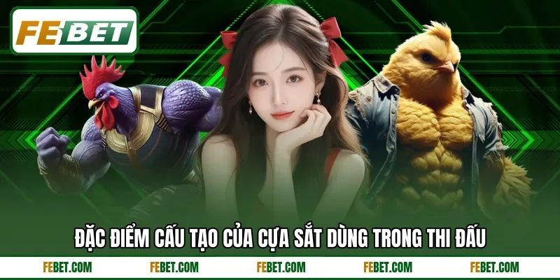 Đặc điểm cấu tạo của cựa sắt dùng trong thi đấu