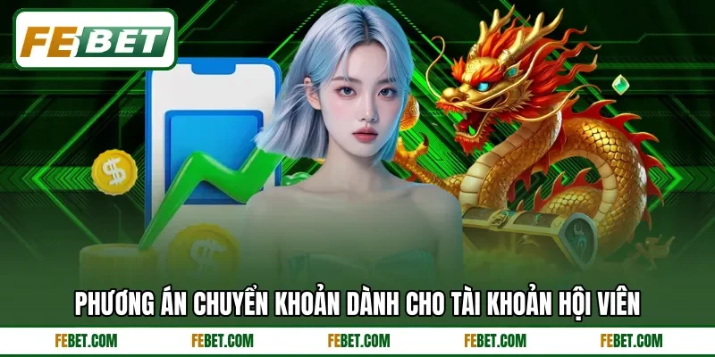 Phương án chuyển khoản dành cho tài khoản hội viên Phương án chuyển khoản dành cho tài khoản hội viên